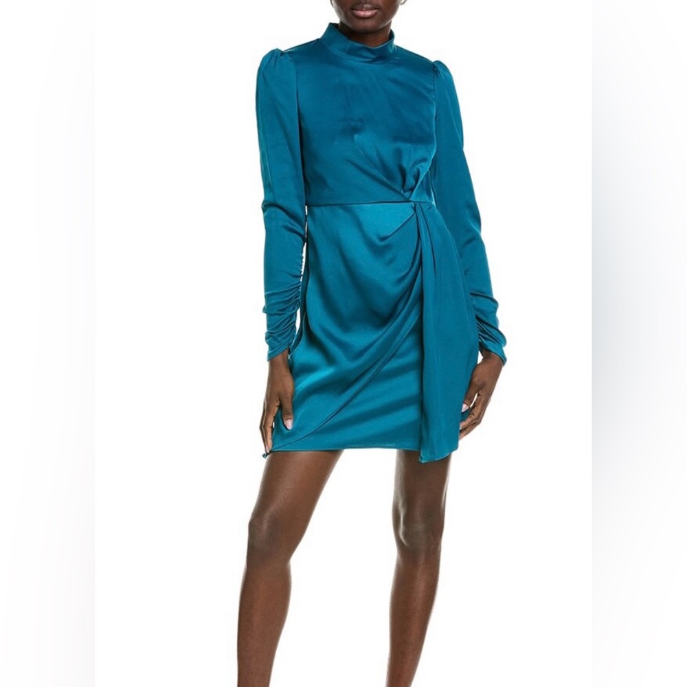 Taylor Blue zircon Elegant Teal Dress
